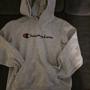 Champion Light Gray Pullover Hoodie